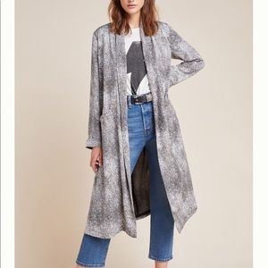 New Anthropologie BB Dakota Serpentine Duster light Jacket